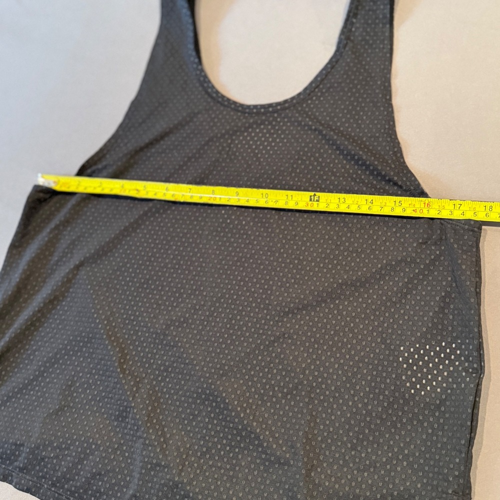 Nike Women's Black Mesh Athletic Tank Top Racerback Sleeveless Activewear - Picture 9 of 10